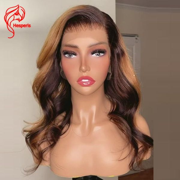 hesperis 13x4 deep part lace front human hair wigs blonde highlight brazilian remy 4x4 lace closure wigs human hair for women, Black;brown
hesperis 13x4 deep part lace front human hair wigs blonde highlight brazilian remy 4x4 lace closure wigs human hair for women, Black;brown