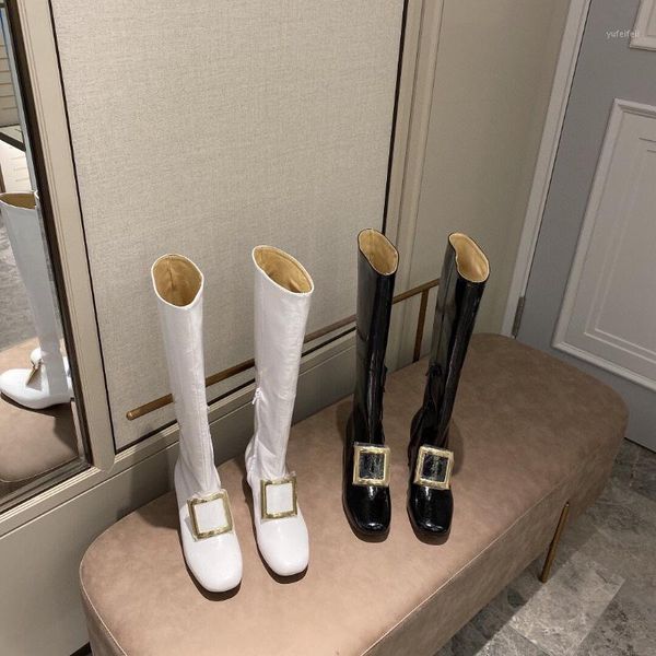 genuine leather boots shoes woman long boots knee-high fashion comfortable shoes round-head high heels1, Black
genuine leather boots shoes woman long boots knee-high fashion comfortable shoes round-head high heels1, Black