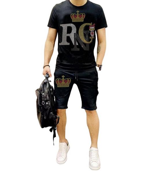new anime men diamond stone oversize suit fitness streetwear brand tracksuit two pieces, Gray
new anime men diamond stone oversize suit fitness streetwear brand tracksuit two pieces, Gray