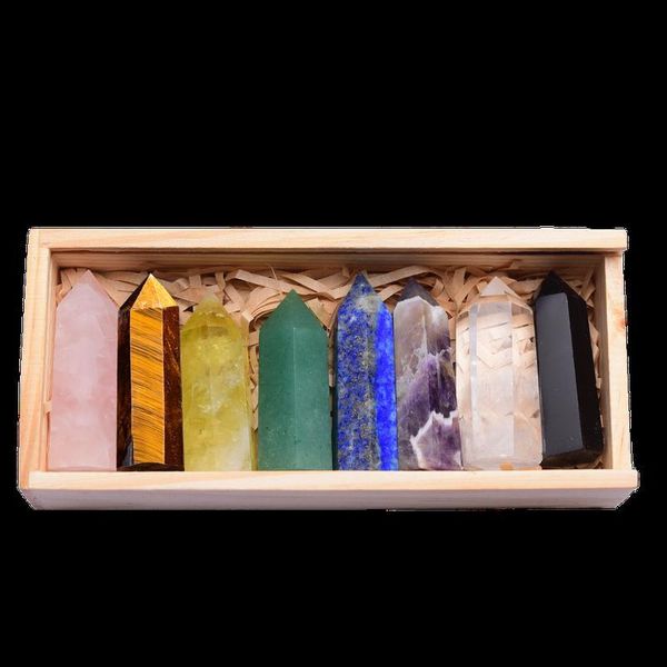 wooden gifts natural crystal single point healing crystal wand 6 faceted reiki chakra stones crystal healing prism f qylnuz, Black
wooden gifts natural crystal single point healing crystal wand 6 faceted reiki chakra stones crystal healing prism f qylnuz, Black