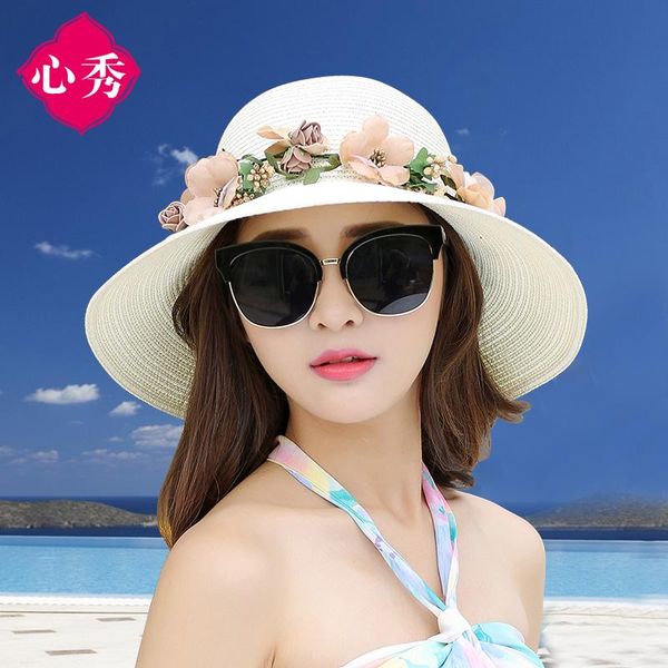 2021 new hat women's summer korean versatile sunscreen foldable straw hat sun beach fisherman's, Blue;gray
2021 new hat women's summer korean versatile sunscreen foldable straw hat sun beach fisherman's, Blue;gray