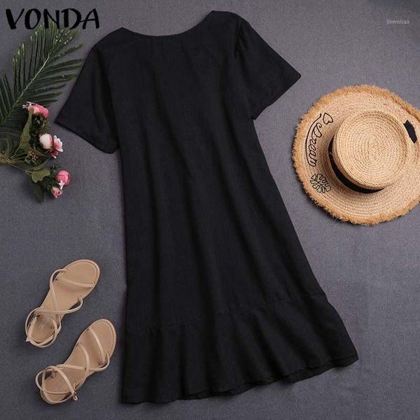 vonda bohemian dresses summer sundress 2020 women dress beach vintage casual loose party vestido robe femme plus size1, White;black
vonda bohemian dresses summer sundress 2020 women dress beach vintage casual loose party vestido robe femme plus size1, White;black