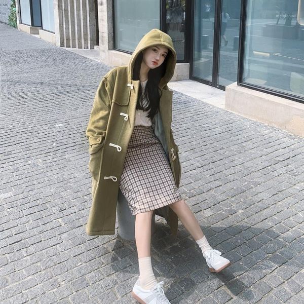 2020 new winter fashion women claw buckle woolen coat female temperament jacket ladies hooded overcoat girls keep warm outwear1, Black
2020 new winter fashion women claw buckle woolen coat female temperament jacket ladies hooded overcoat girls keep warm outwear1, Black