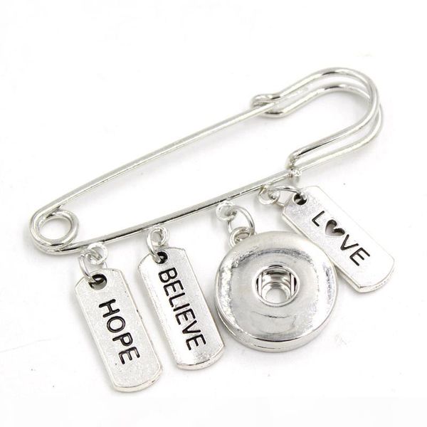 snap jewelry snap brooch pin inspiring believe hope love charms safety pin brooch for suits dress accessories bijoux, Gray
snap jewelry snap brooch pin inspiring believe hope love charms safety pin brooch for suits dress accessories bijoux, Gray