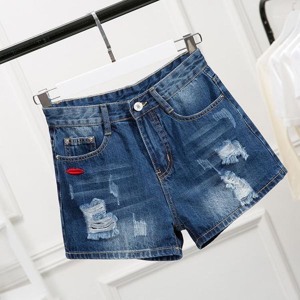 women's jeans mid waist casual womens loose pattern denim shorts pants summer ripped pockets plus size women1, Blue
women's jeans mid waist casual womens loose pattern denim shorts pants summer ripped pockets plus size women1, Blue