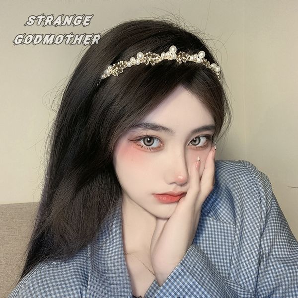 mout, baroque pearl net hair band, go red fairy, mori super immortal french headdress, korean temperament trend k, Silver
mout, baroque pearl net hair band, go red fairy, mori super immortal french headdress, korean temperament trend k, Silver