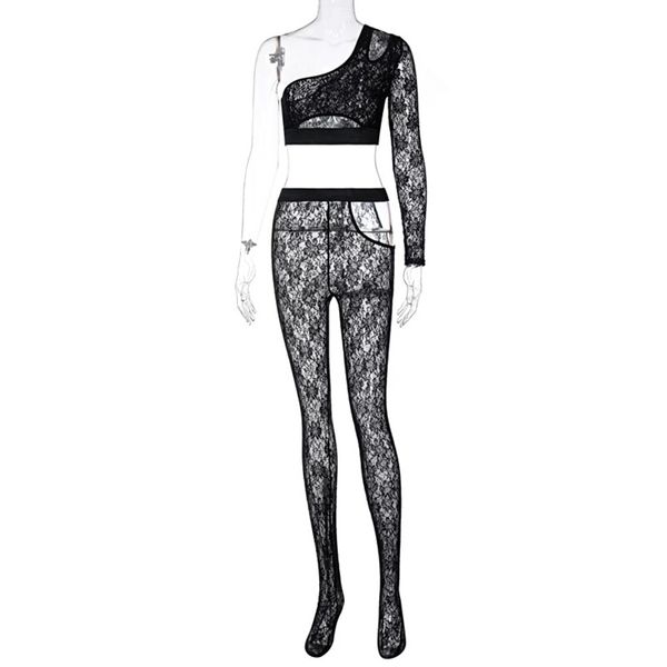 joskaa patchwork night club two piece sets one shoulder hollow out lace see through 2 piece outfits women t shirt leggings party c0122, Gray
joskaa patchwork night club two piece sets one shoulder hollow out lace see through 2 piece outfits women t shirt leggings party c0122, Gray
