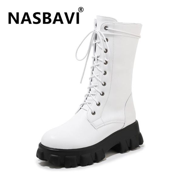 nasbavi 2020 new fashion pu europe and america round head martin boots lacing zipper flat bottom bare boots black white
nasbavi 2020 new fashion pu europe and america round head martin boots lacing zipper flat bottom bare boots black white