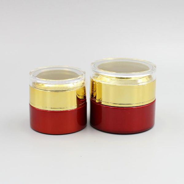 storage bottles & jars cosmetic jar,30g red glass jar with gold/matte gold/silver/white acrylic cover
storage bottles & jars cosmetic jar,30g red glass jar with gold/matte gold/silver/white acrylic cover