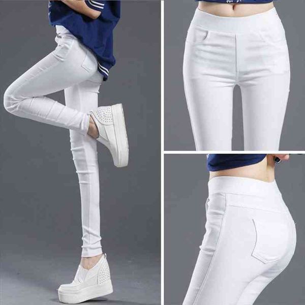 Pencil Pants Casual Trousers Women High Waist Pockets Elastic Black White Skinny Slim Office
Pencil Pants Casual Trousers Women High Waist Pockets Elastic Black White Skinny Slim Office