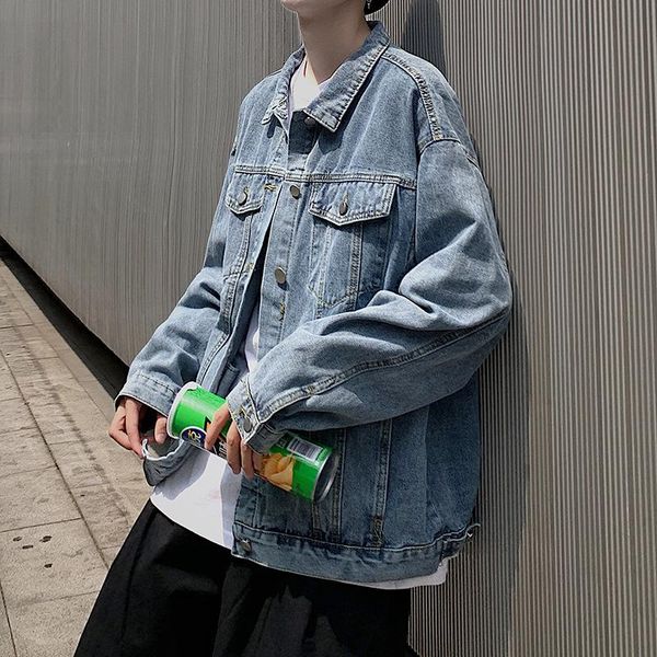 2021 spring and autumn retro ins denim jacket men's fashion handsome student loose jacket, Black;brown
2021 spring and autumn retro ins denim jacket men's fashion handsome student loose jacket, Black;brown