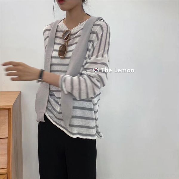 jbatu thestriped versatile autumn 2020 loose casual women's t-shirt sleeve with thestriped long shawlshawl shawlwomen's autumn 202, White;black
jbatu thestriped versatile autumn 2020 loose casual women's t-shirt sleeve with thestriped long shawlshawl shawlwomen's autumn 202, White;black