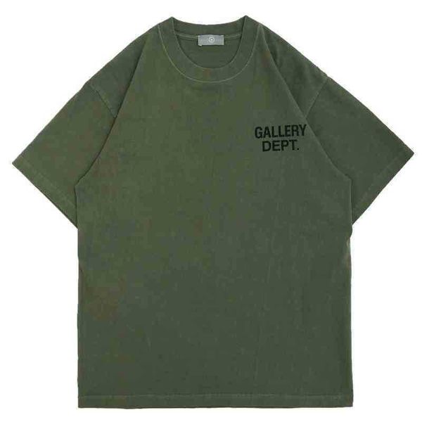 american fashion brand galery dept chest letter print army green men tee military style short sleeve t-shirt, White;black
american fashion brand galery dept chest letter print army green men tee military style short sleeve t-shirt, White;black