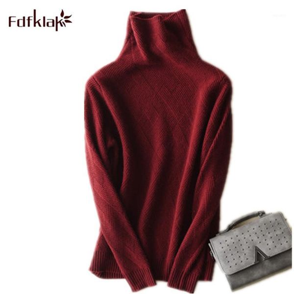 fdfklak 2019 new pure cashmere sweater female soild color turtleneck sweaters women winter thick loose knitted bottoming shirt1, White;black
fdfklak 2019 new pure cashmere sweater female soild color turtleneck sweaters women winter thick loose knitted bottoming shirt1, White;black