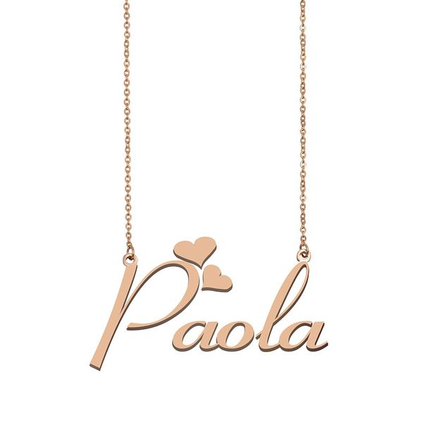 paola name necklace custom nameplate pendant for women girls birthday gift kids friends jewelry 18k gold plated stainless steel, Silver
paola name necklace custom nameplate pendant for women girls birthday gift kids friends jewelry 18k gold plated stainless steel, Silver