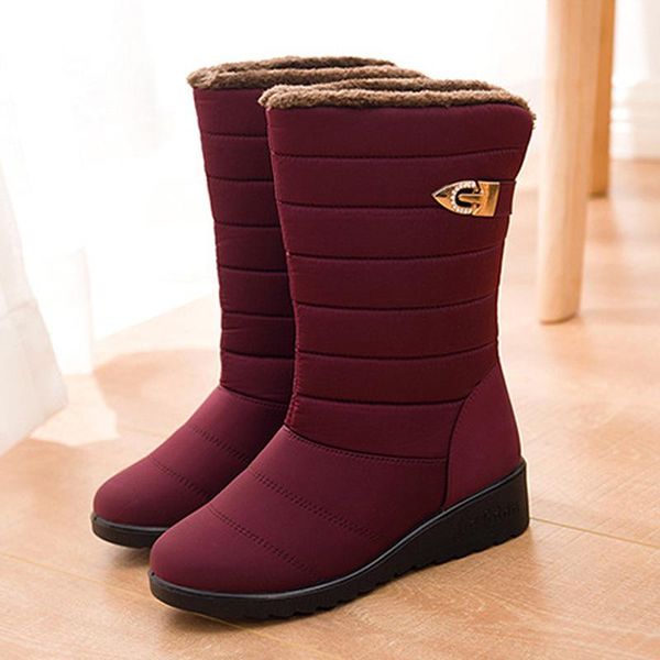 boots women winter shoes woman mid-calf snow plush botas mujer waterproof warm female booties xkd2161, Black
boots women winter shoes woman mid-calf snow plush botas mujer waterproof warm female booties xkd2161, Black