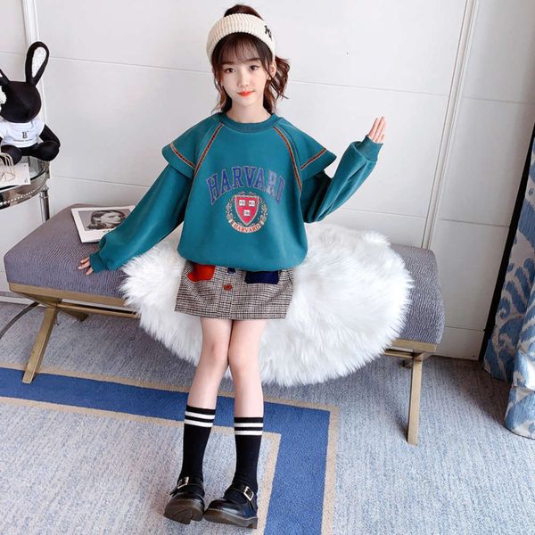 and thickened sweater wear middle plush school children's fashion foreign sle 2020 winter new korean girl's bottom coat 8uxs, Black
and thickened sweater wear middle plush school children's fashion foreign sle 2020 winter new korean girl's bottom coat 8uxs, Black