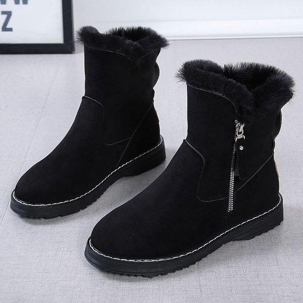 2021 women's snow fashion shoes winter sewing ladies autumn flats shoe plush warm short booties woman new ankle boots eoz6, Black
2021 women's snow fashion shoes winter sewing ladies autumn flats shoe plush warm short booties woman new ankle boots eoz6, Black