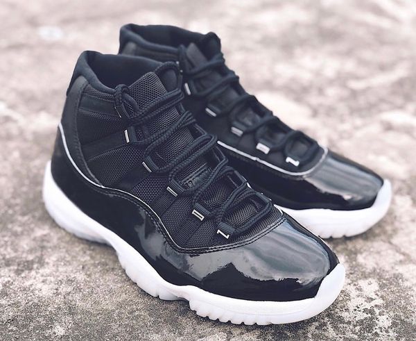 air high 11 jubilee 25th anniversary outdoor shoes men 72-10 black clear white metallic silver jòrdan sneakers with original box 36-47
air high 11 jubilee 25th anniversary outdoor shoes men 72-10 black clear white metallic silver jòrdan sneakers with original box 36-47