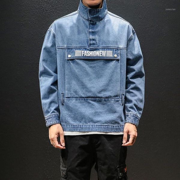 men's denim jacket street style hip-hop hooded denim jacket casual loose new spring tide brand fashion slim men's1, Black;brown
men's denim jacket street style hip-hop hooded denim jacket casual loose new spring tide brand fashion slim men's1, Black;brown