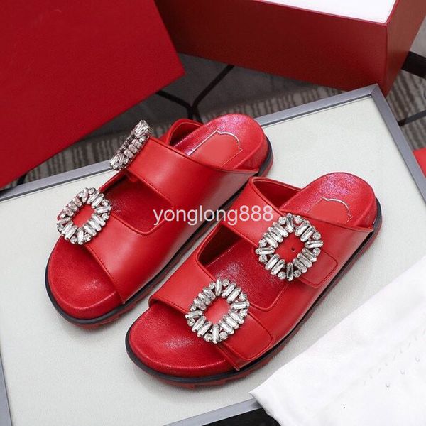 dress shoes summer thick bottomed muffin women's sandals square button rhinestones wear fashionable flat round head open toe slippers, Black
dress shoes summer thick bottomed muffin women's sandals square button rhinestones wear fashionable flat round head open toe slippers, Black