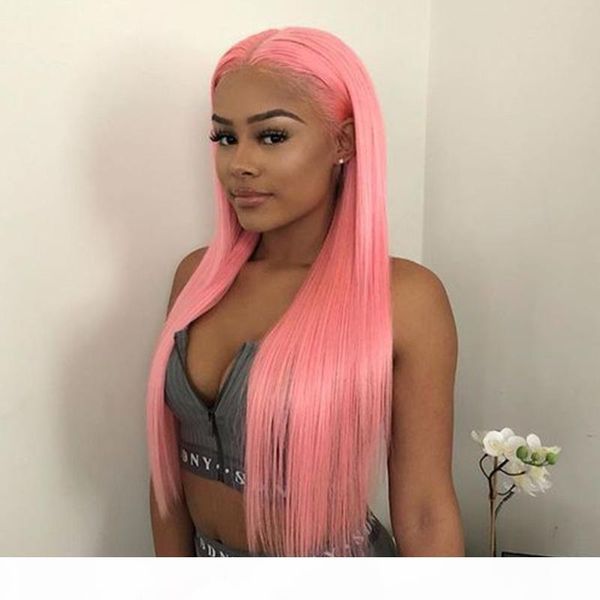 glueless pink full lace wigs with baby hair preplucked virgin peruvian dark root 1b pink lace front human hair wig for white wome, Black;brown
glueless pink full lace wigs with baby hair preplucked virgin peruvian dark root 1b pink lace front human hair wig for white wome, Black;brown