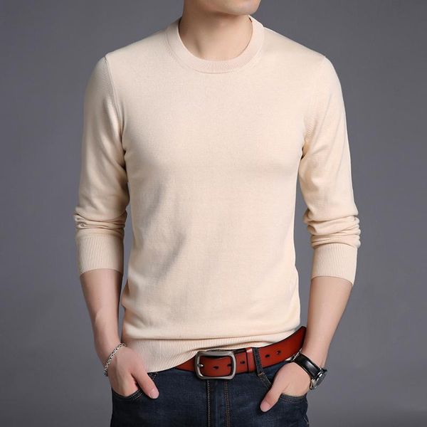 men's sweaters 2021 autumn round neck striped clothing men sweater t1111, White;black