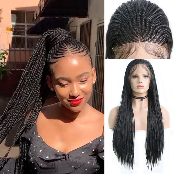 charisma long box braids braided wigs synthetic lace front wig for black women with baby hair cosplay wigs black wig, Black;brown
charisma long box braids braided wigs synthetic lace front wig for black women with baby hair cosplay wigs black wig, Black;brown