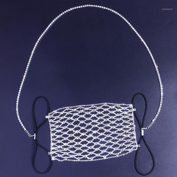 2020 fashion luxury rhinestone long chain for mask holder accessories novelty hangable crystal mask chain necklace strap rope1, Silver
2020 fashion luxury rhinestone long chain for mask holder accessories novelty hangable crystal mask chain necklace strap rope1, Silver