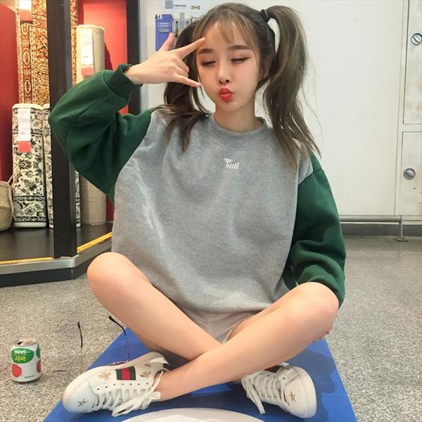 женская harajuku толстовка толстовка корейского ulzzang vintage solid лоскутной толстовка толстовка женских девочки толстовка топы drop дост, Black
женская harajuku толстовка толстовка корейского ulzzang vintage solid лоскутной толстовка толстовка женских девочки толстовка топы drop дост, Black