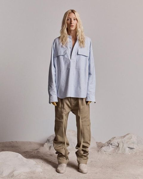 2020 лучшая версия туман 6th пуловера хенли полосатый мужские рубашки hiphop streetwear мужчины крупногабаритные повседневные рубашки с длин, White;black 
2020 лучшая версия туман 6th пуловера хенли полосатый мужские рубашки hiphop streetwear мужчины крупногабаритные повседневные рубашки с длин, White;black