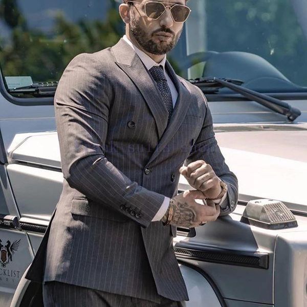 stripe men suit for business (jacket+pants)formal male blazers double breasted suits wide peaked lapel slim fit men's tuxedo, White;black
stripe men suit for business (jacket+pants)formal male blazers double breasted suits wide peaked lapel slim fit men's tuxedo, White;black