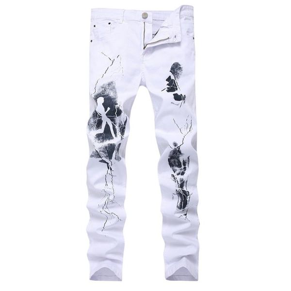 men's jeans nostalgic casual denim straight print trouser distressed long pants spring autumn fashion jeans#p3, Blue
men's jeans nostalgic casual denim straight print trouser distressed long pants spring autumn fashion jeans#p3, Blue