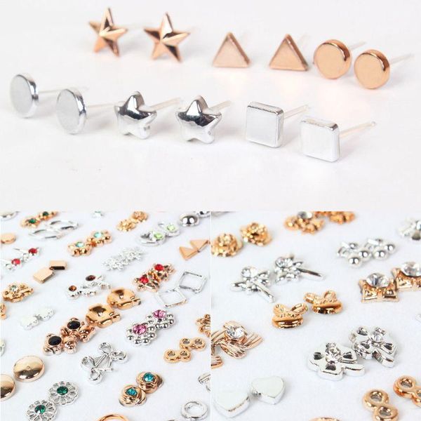100 pairs hypoallergenic stud earrings assorted styles mini plastic lot for kids heart child earring fashion jewelry1, Golden;silver
100 pairs hypoallergenic stud earrings assorted styles mini plastic lot for kids heart child earring fashion jewelry1, Golden;silver