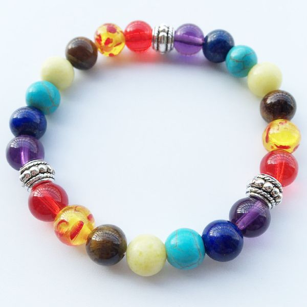 2020 delicacy natural stone beads 7 chakra bracelet fashion charm bracelet yoga buddha elasticity jewelry gifts for women men, Black
2020 delicacy natural stone beads 7 chakra bracelet fashion charm bracelet yoga buddha elasticity jewelry gifts for women men, Black