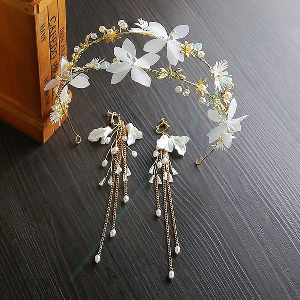 sand headdress crown bridal head 2020 simple atmosphere super xiansen series sweet wedding dress, Silver
sand headdress crown bridal head 2020 simple atmosphere super xiansen series sweet wedding dress, Silver