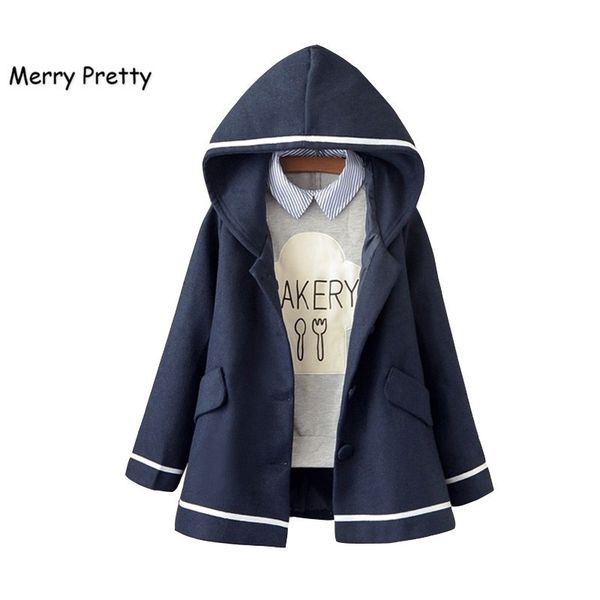 merry pretty autumn winter women jacket preppy style mori girl solid color hooded long sleeve blends warm coat casual outerwear 201017, Black;brown
merry pretty autumn winter women jacket preppy style mori girl solid color hooded long sleeve blends warm coat casual outerwear 201017, Black;brown