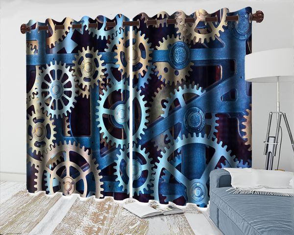 3d beautiful bedroom curtain rotating gear hd digital printing interior decoration practical blackout curtains
3d beautiful bedroom curtain rotating gear hd digital printing interior decoration practical blackout curtains