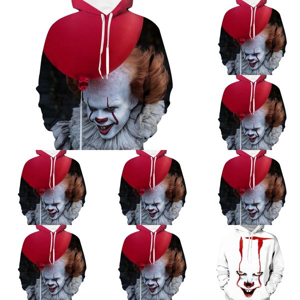 men's new pulloverhoodie pullover fall winter 2019 devil clown 3d printed hoodie loose pullover zkil0, Black
men's new pulloverhoodie pullover fall winter 2019 devil clown 3d printed hoodie loose pullover zkil0, Black