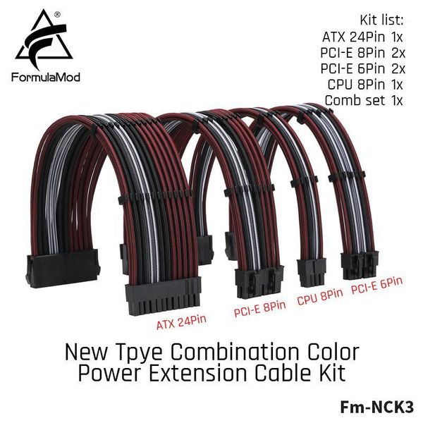 computer cables & connectors formulamod fm-nck3 power extension cable kit combination color 18awg atx24pin+pci-e8/6pin+cpu8pin for psu to mo
computer cables & connectors formulamod fm-nck3 power extension cable kit combination color 18awg atx24pin+pci-e8/6pin+cpu8pin for psu to mo