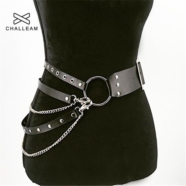 belts ladies fashion gothic punk belt leather jeans chain strap metal ring design silver pin buckle women x212, Black;brown
belts ladies fashion gothic punk belt leather jeans chain strap metal ring design silver pin buckle women x212, Black;brown
