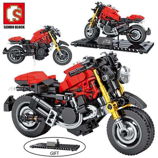 sembo moc city speed motorbike model building blocks technic motorcycle creator motor car bricks educational toy for boys 1008
sembo moc city speed motorbike model building blocks technic motorcycle creator motor car bricks educational toy for boys 1008