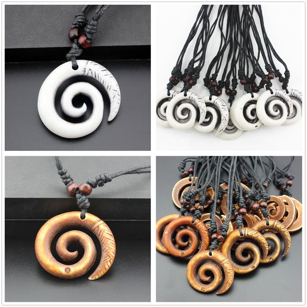 new resin spiral shape choker pendant necklace tribal charm jewelry black rope gift decor ing, Silver
new resin spiral shape choker pendant necklace tribal charm jewelry black rope gift decor ing, Silver