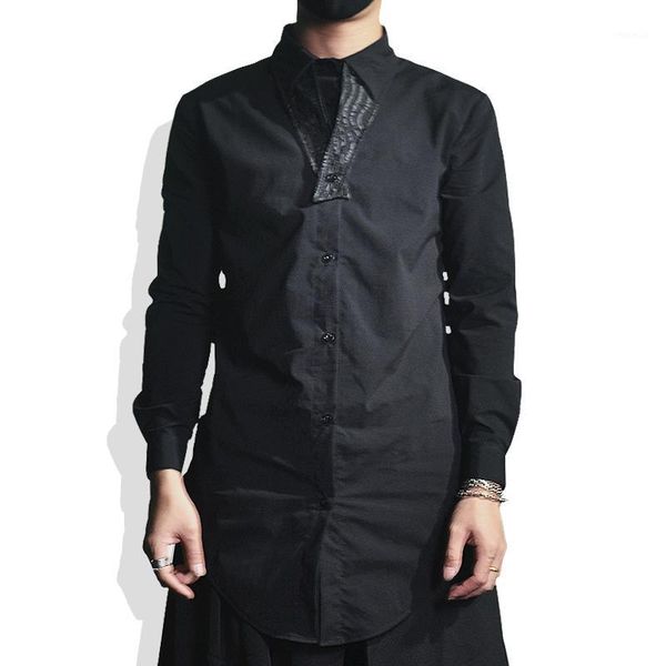 men slim long black shirt streetwear mens shirts casual slim fit men shirt long sleeve ropa de hombre 2020 black shirts1, White;black
men slim long black shirt streetwear mens shirts casual slim fit men shirt long sleeve ropa de hombre 2020 black shirts1, White;black