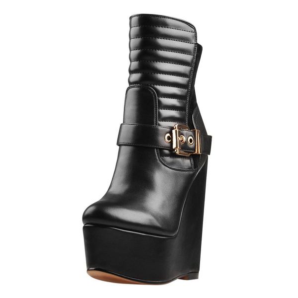 richealnana women's wedge black matte ankel booties soft leather party dress lady zipper boots plus size for winter eu35-eu46
richealnana women's wedge black matte ankel booties soft leather party dress lady zipper boots plus size for winter eu35-eu46