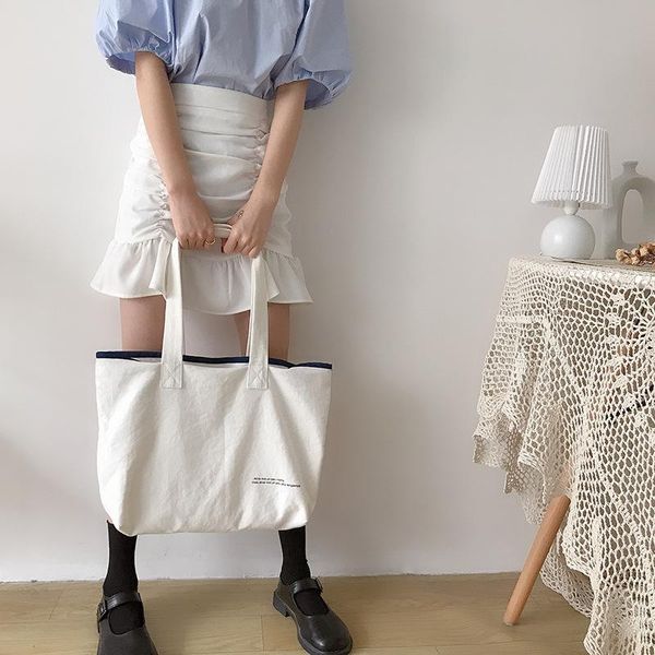 chic 2020 new korean fashion canvas bag for women large capacity harajuku style tote school student shopping bag trendy handbag
chic 2020 new korean fashion canvas bag for women large capacity harajuku style tote school student shopping bag trendy handbag