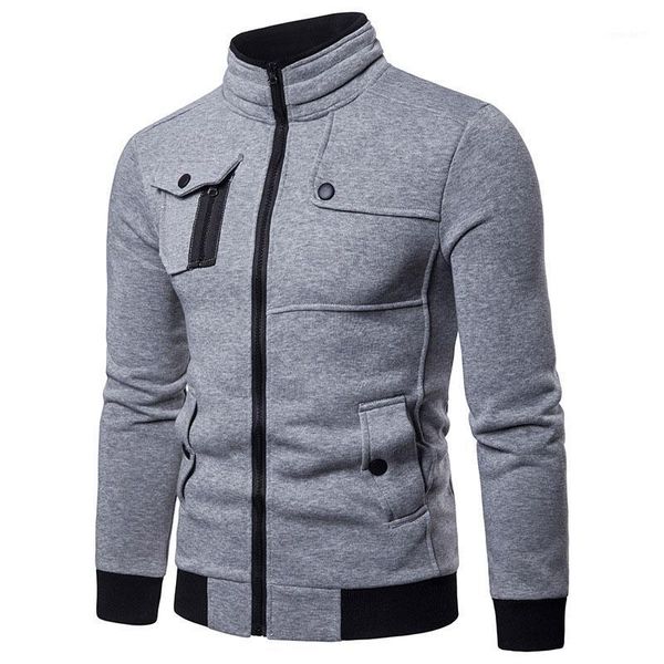 men's jackets spring autumn cotton mens jacket casual stand collar thick solid black slim fit zipper windbreaker casacas1, Black;brown
men's jackets spring autumn cotton mens jacket casual stand collar thick solid black slim fit zipper windbreaker casacas1, Black;brown