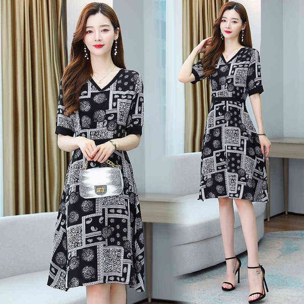 casual dresses large 2022 fat mm summer dress fashion slim cover print age reducing skirt, Black;gray
casual dresses large 2022 fat mm summer dress fashion slim cover print age reducing skirt, Black;gray