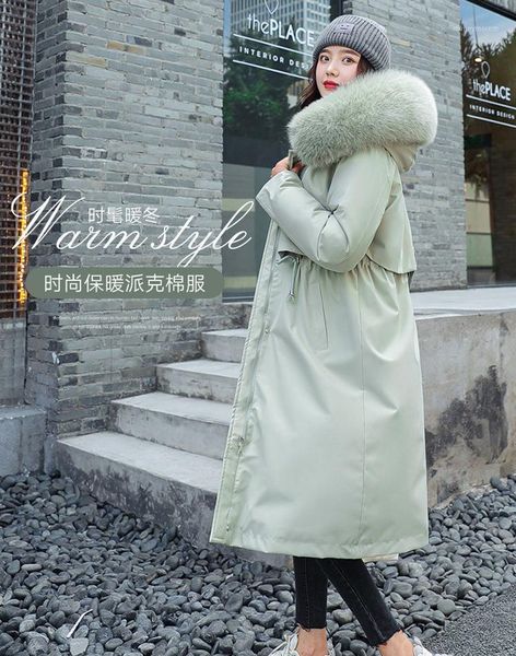 2020 new women's winter jacket warm long women's coats casual elegant big fur collar hooded female jacket parkas chaqueta mujer1, Black
2020 new women's winter jacket warm long women's coats casual elegant big fur collar hooded female jacket parkas chaqueta mujer1, Black