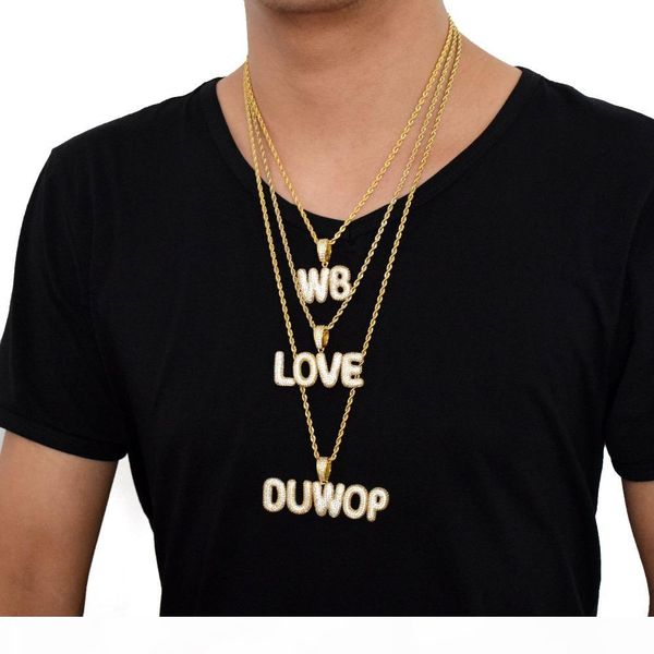 new men's custom name small bubble letters necklaces & pendant ice out cubic zircon hip hop jewelry rope chain two color, Silver
new men's custom name small bubble letters necklaces & pendant ice out cubic zircon hip hop jewelry rope chain two color, Silver